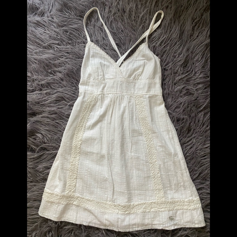 Abercrombie and Fitch kids white summer dress